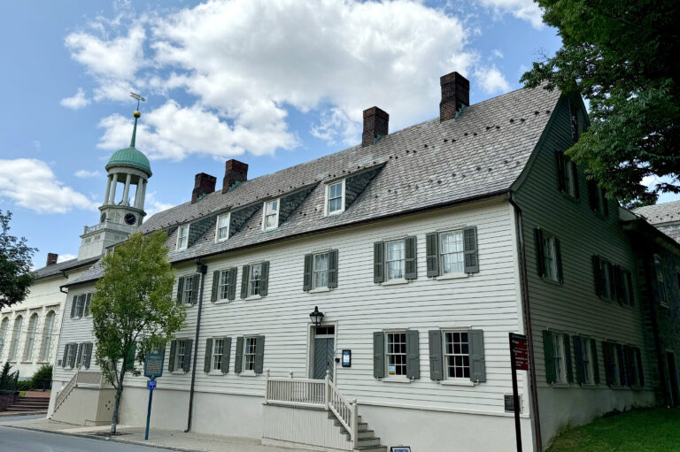 The Gemeinhaus is part of Moravian Church Settlements — Bethlehem's UNESCO World Heritage designation.