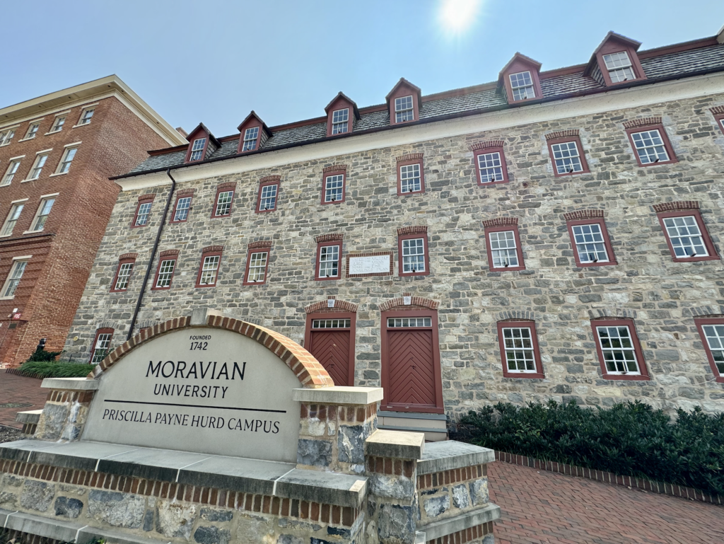 The Second Single Brethren’s House was built in 1748 and stands as Bethlehem’s largest and most ambitious 18th-century building. Photo by Craig Larimer 